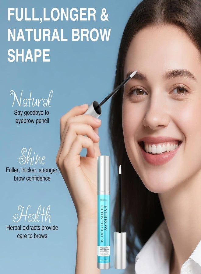 VRISNHA Eyebrow Growth Serum - Plant Extracts Eyebrow Serum and Enhancer for Thicker Brows and Grow Brows Faster, Longer, Fuller - 5mL - Image 4
